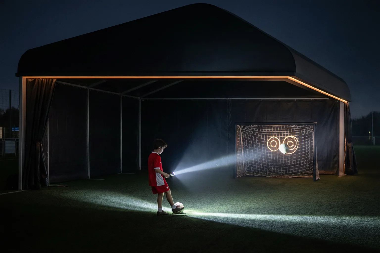 Dark Shooting Game at Fan Zone